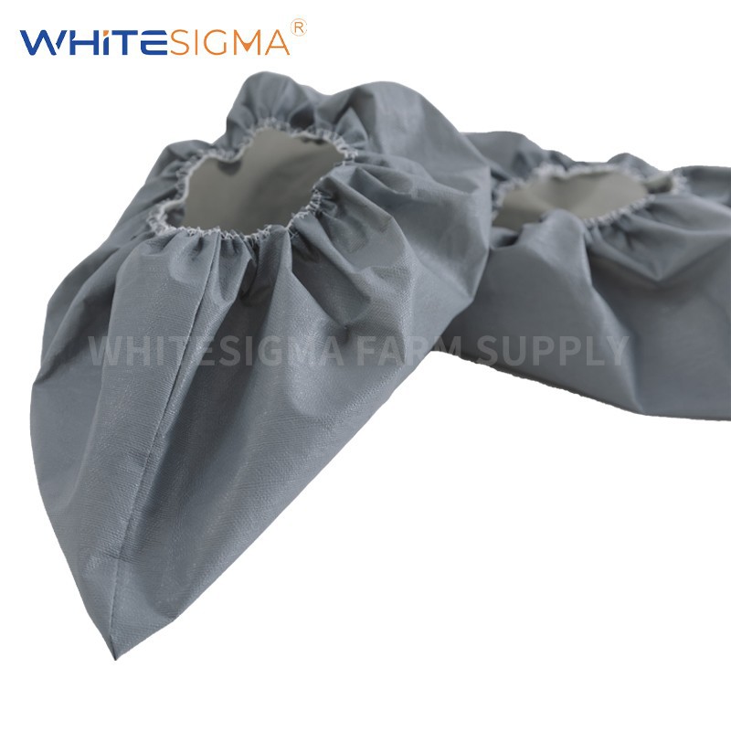 Non-Skid Grey Shoe Covers factory